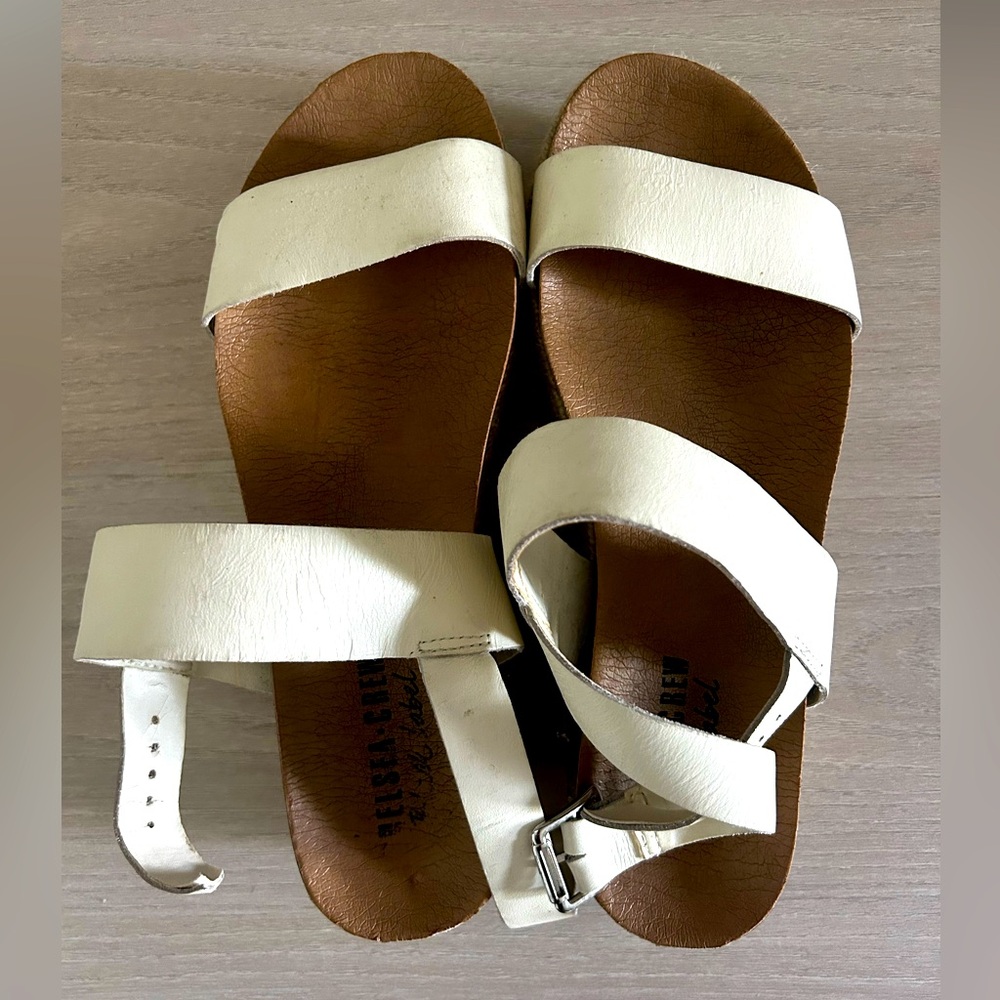 Women's Cream Sandals